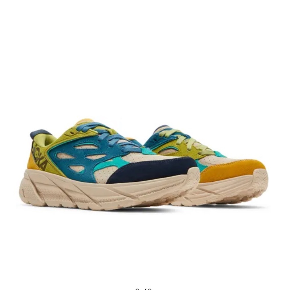 Multicolor Suede Hoka Clifton’s
